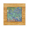 Irises (Van Gogh) Bamboo Trivet with 6" Tile - FRONT
