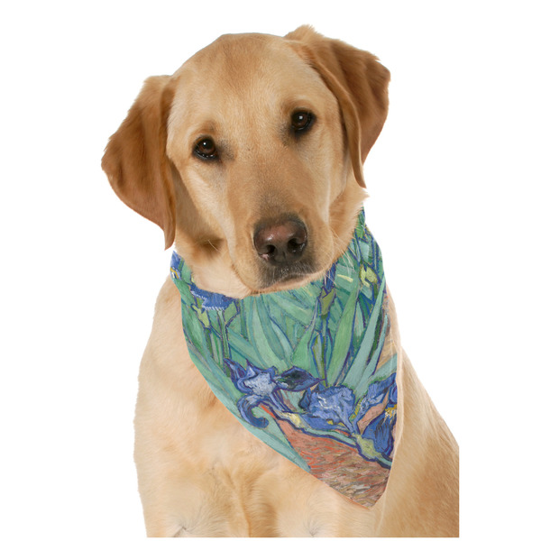 Custom Irises (Van Gogh) Dog Bandana Scarf