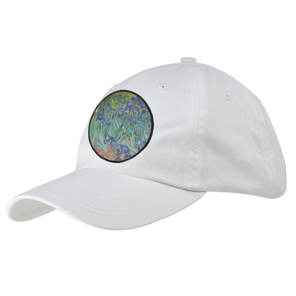 Custom Irises (Van Gogh) Baseball Cap - White