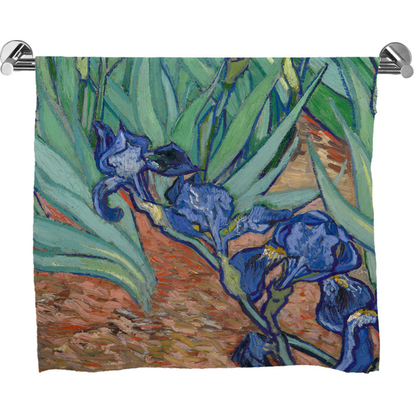 Custom Irises (Van Gogh) Bath Towel
