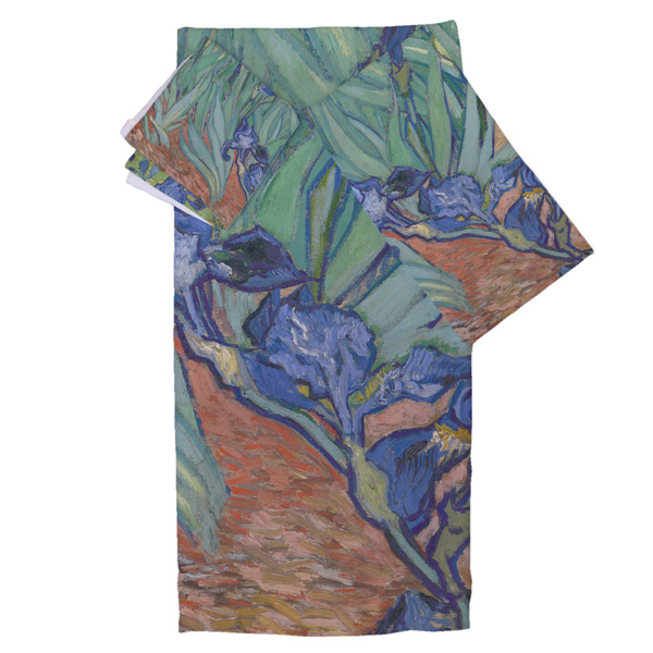 Custom Irises (Van Gogh) Bath Towel Set - 3 Pcs