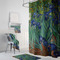 Irises (Van Gogh) Bath Towel Sets - 3-piece - In Context