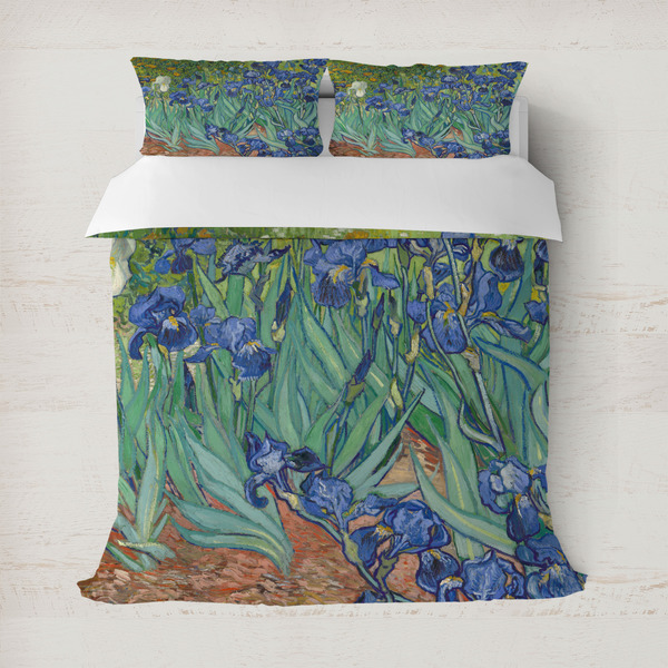 Custom Irises (Van Gogh) Duvet Cover Set - Full / Queen