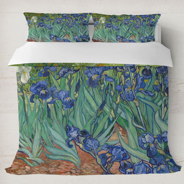 Custom Irises (Van Gogh) Duvet Cover Set - King