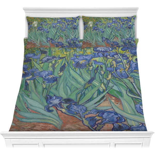 Custom Irises (Van Gogh) Comforter Set - Full / Queen