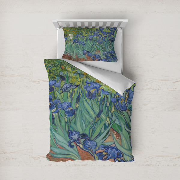 Custom Irises (Van Gogh) Duvet Cover Set - Twin