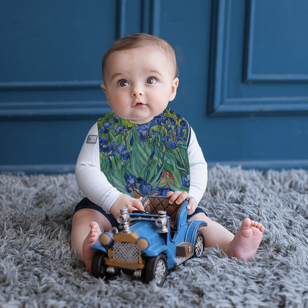 Irises (Van Gogh) Bib Lifestyle Boy