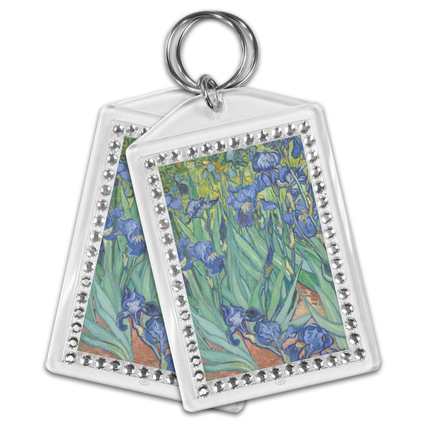 Irises (Van Gogh) Bling Keychain - MAIN