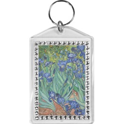 Irises (Van Gogh) Bling Keychain