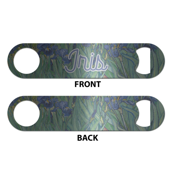 Irises (Van Gogh) Bottle Opener - Front & Back