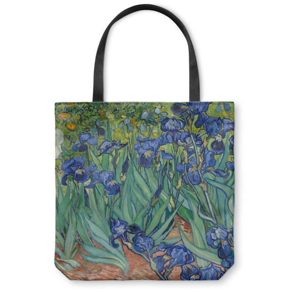 Custom Irises (Van Gogh) Canvas Tote Bag