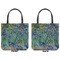 Irises (Van Gogh) Canvas Tote - Front and Back