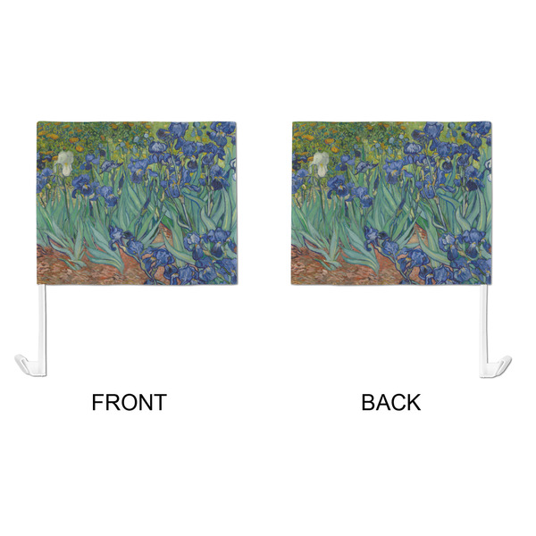 Irises (Van Gogh) Car Flag - Large - APPROVAL