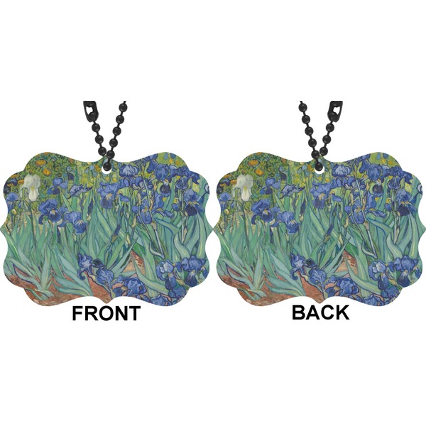 Irises (Van Gogh) Car Ornament (Approval)