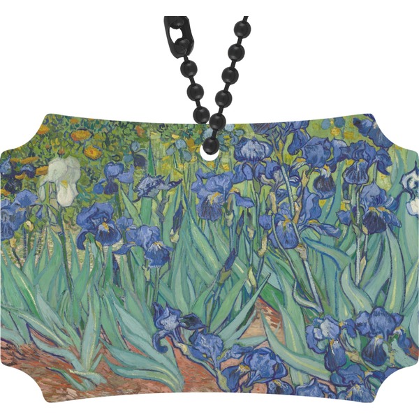 Custom Irises (Van Gogh) Rear View Mirror Ornament