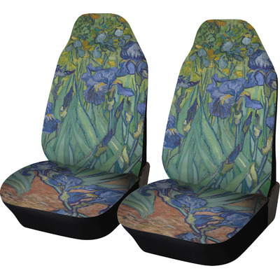 Irises (Van Gogh) Car Seat Covers (Set of Two)