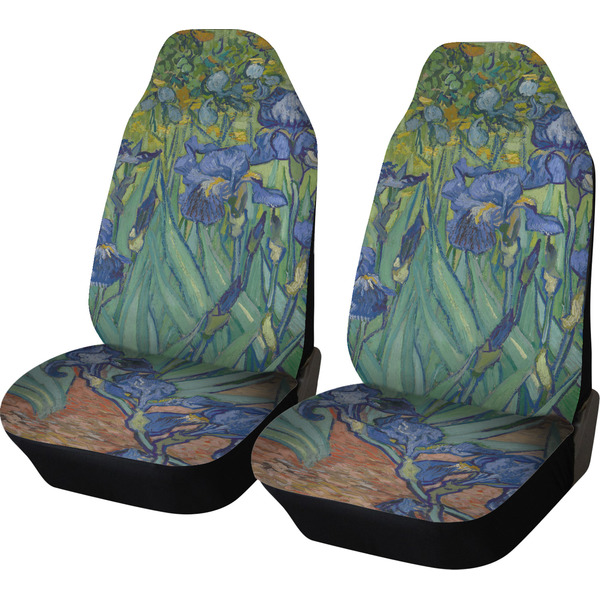Custom Irises (Van Gogh) Car Seat Covers (Set of Two)