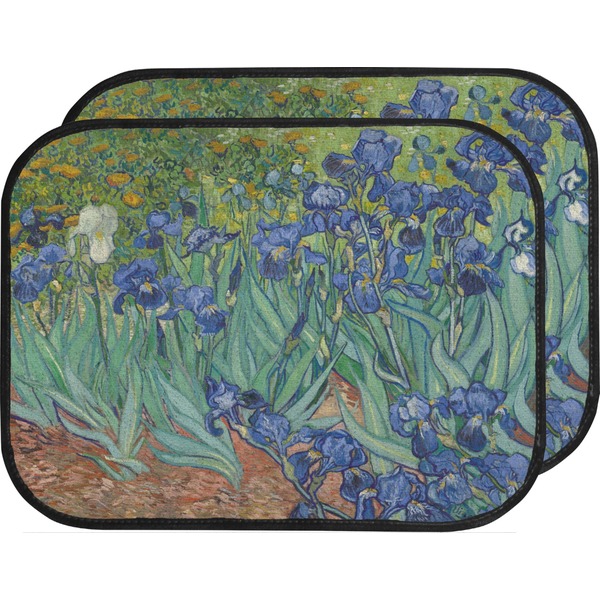 Custom Irises (Van Gogh) Car Floor Mats (Back Seat)