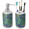 Irises (Van Gogh) Ceramic Bathroom Accessories