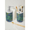 Irises (Van Gogh) Ceramic Bathroom Accessories - LIFESTYLE (toothbrush holder & soap dispenser)