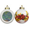 Irises (Van Gogh) Ceramic Christmas Ornament - Poinsettias (APPROVAL)