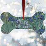 Irises (Van Gogh) Ceramic Dog Ornament