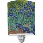 Irises (Van Gogh) Ceramic Night Light