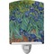 Irises (Van Gogh) Ceramic Night Light (Personalized)