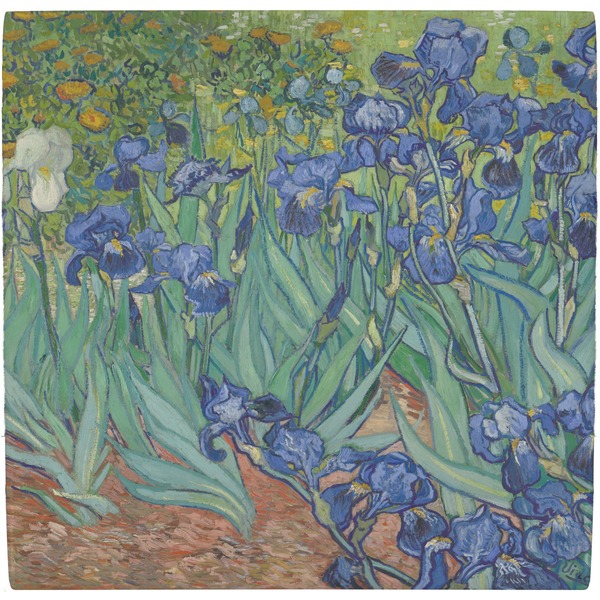 Custom Irises (Van Gogh) Ceramic Tile Hot Pad