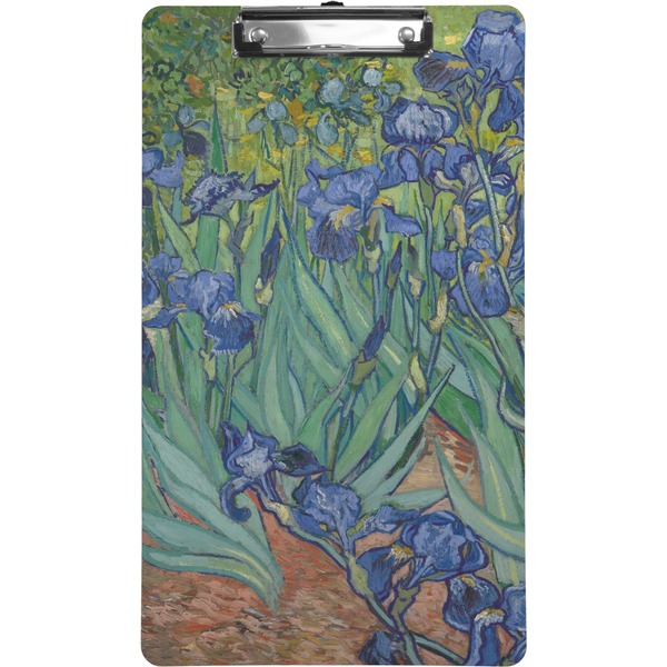 Custom Irises (Van Gogh) Clipboard (Legal Size)