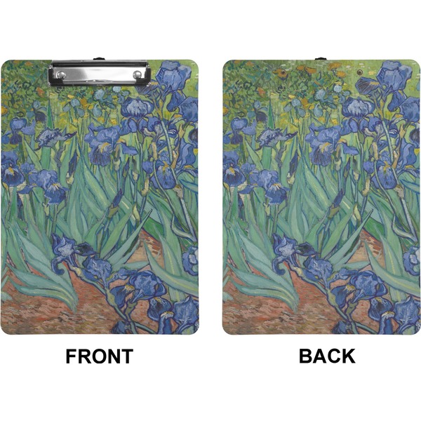 Irises (Van Gogh) Clipboard (Letter) (Front + Back)