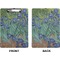 Irises (Van Gogh) Clipboard (Letter) (Front + Back)