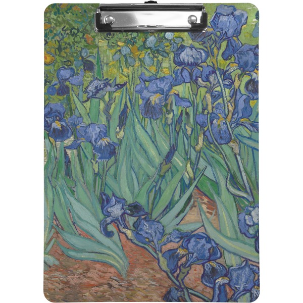 Custom Irises (Van Gogh) Clipboard (Letter Size)