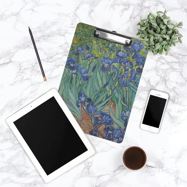 Irises (Van Gogh) Clipboard - Lifestyle Photo