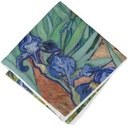 Irises (Van Gogh) Cloth Cocktail Napkin - Single