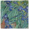 Irises (Van Gogh) Cloth Napkins - Personalized Lunch (Single Full Open)