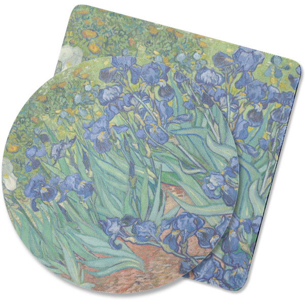 Custom Irises (Van Gogh) Rubber Backed Coaster