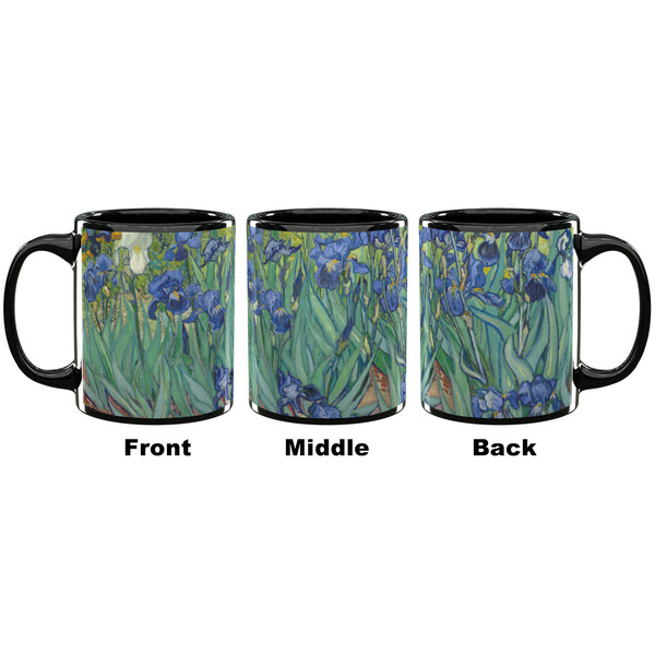 Irises (Van Gogh) Coffee Mug - 11 oz - Black APPROVAL