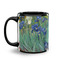 Irises (Van Gogh) Coffee Mug - 11 oz - Black