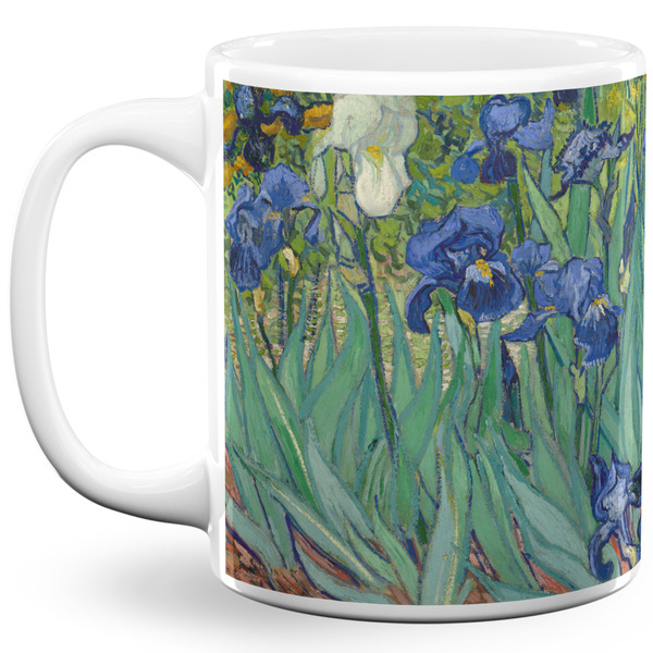 Custom Irises (Van Gogh) 11 Oz Coffee Mug - White