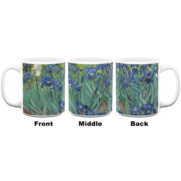Irises (Van Gogh) Coffee Mug - 11 oz - White APPROVAL
