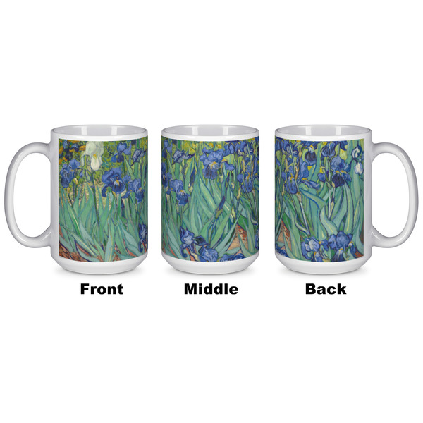 Irises (Van Gogh) Coffee Mug - 15 oz - White APPROVAL