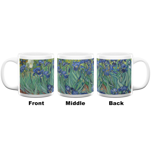 Irises (Van Gogh) Coffee Mug - 20 oz - White APPROVAL