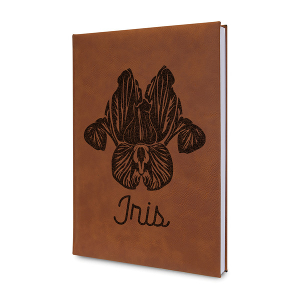 Custom Irises (Van Gogh) Leatherette Journal - Single Sided