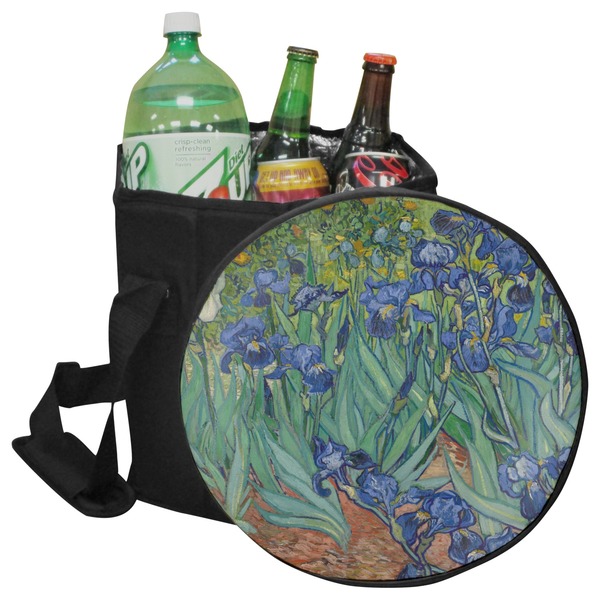 Custom Irises (Van Gogh) Collapsible Cooler & Seat