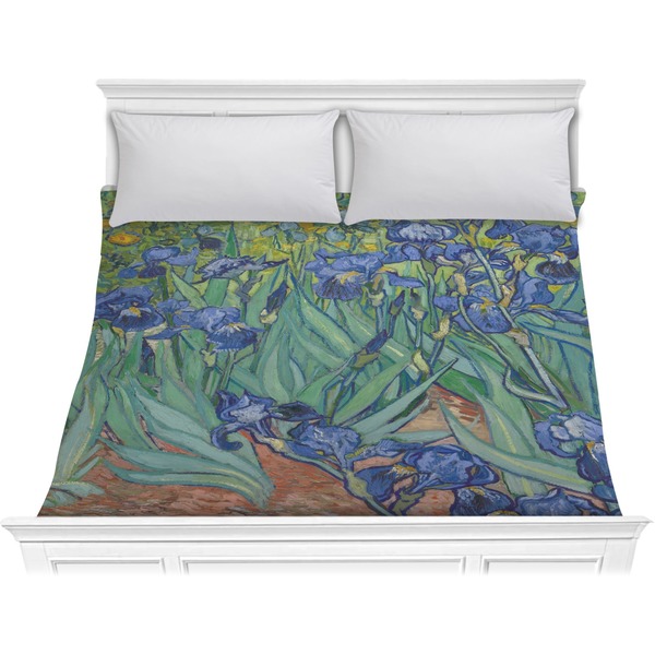 Custom Irises (Van Gogh) Comforter - King