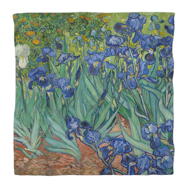 Irises (Van Gogh) Comforter - Queen - Front