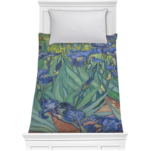 Custom Irises (Van Gogh) Comforter - Twin XL