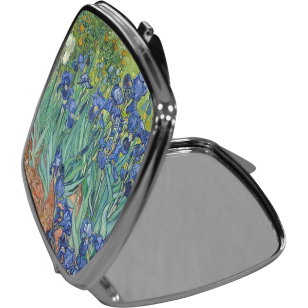 Irises (Van Gogh) Compact Mirror (Side View)