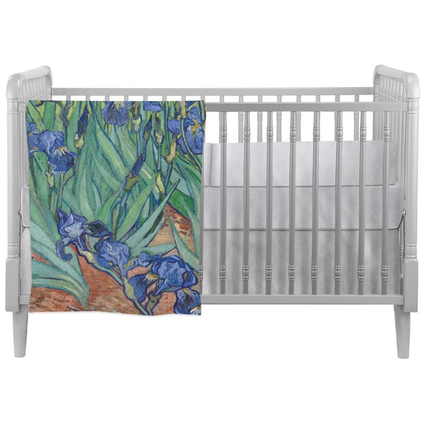 Custom Irises (Van Gogh) Crib Comforter / Quilt